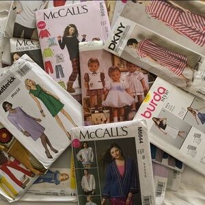 DKNY Red and White Striped Dress Pattern